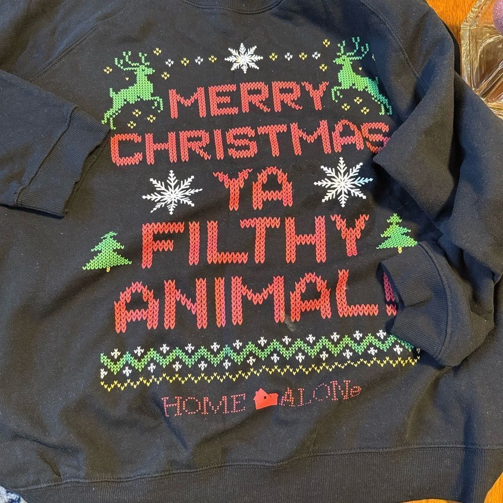 Torrid Black Holiday Sweatshirt with Festive Design